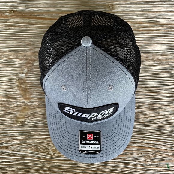 Snap-on Racing Vintage Patch Hat - Heather Gray/Black Richardson 112 - Picture 6 of 7